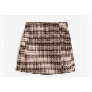 H&M Jersey Mini Skirt Houndstooth Size Large